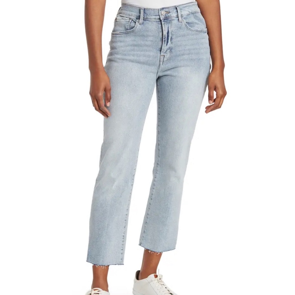 Kensie High Waist Slim Straight Leg Jeans